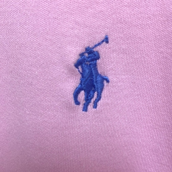 Polo Ralph Lauren Pink Classic Fit Polo Shirt L Vintage Preppy Old Money Golf - Picture 5 of 13